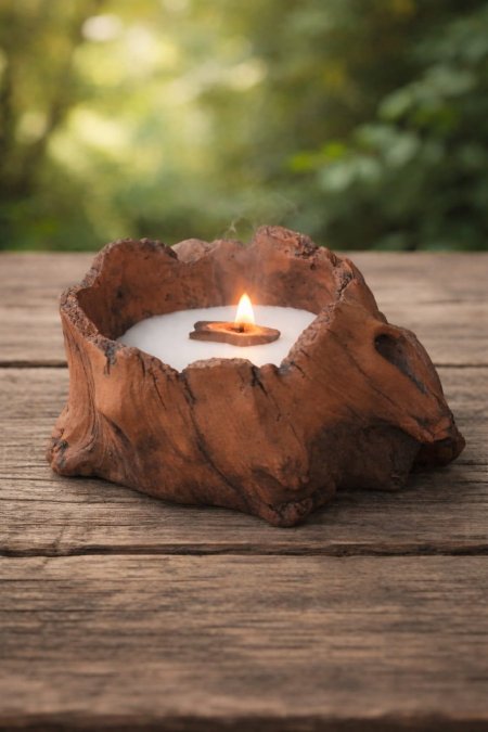 M31-15 شمع جذع شجرة صغير