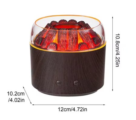 KP-E353 مبخرة حطب مدور