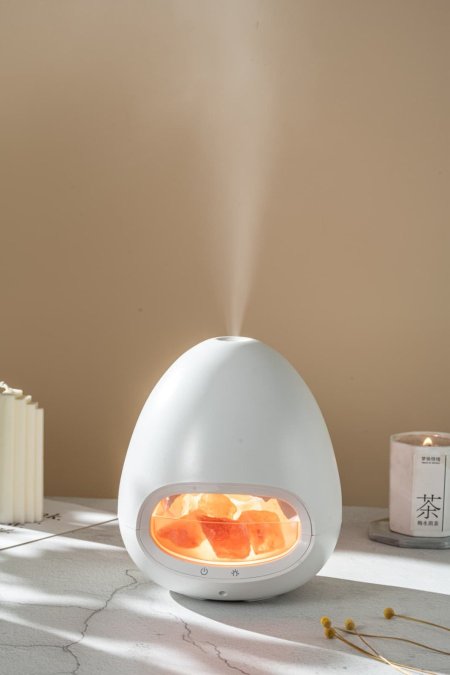 مبخرة حجر ملح بيضة